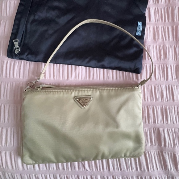 Prada Re-Nylon Pouch - Beige - Picture 1 of 4